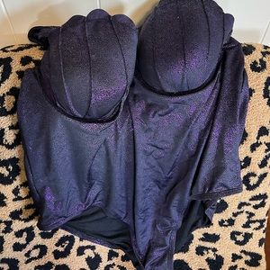 Plus size DISNEY LITLLE MERMAID URSULA SWIMSUIT EUC SIZE 2 plus
